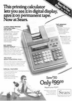 1978 calculator add with image/text markup - Swipe File