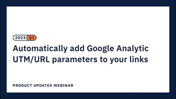 Add Google Analytics UTM link tracking for all emails and automations