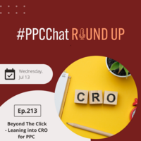 Beyond The Click - Leaning into CRO for PPC | EP213 PPCChat Roundup | with Anu Adegbola
