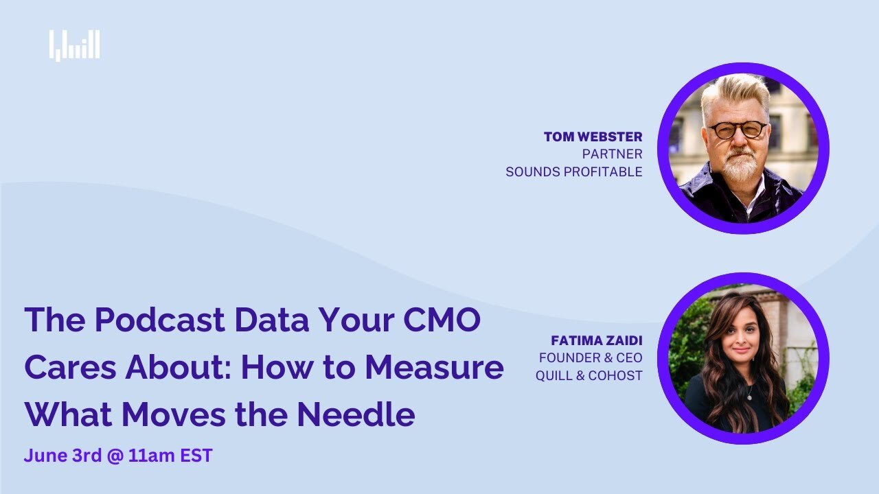 The Podcast Data Your CMO Cares About: How to Measure What Moves the Needle