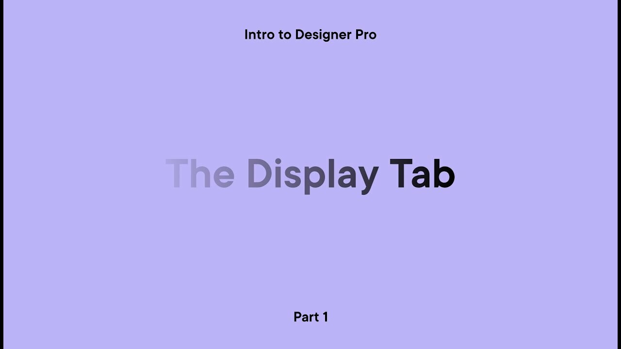 Splash Designer Pro: The Display Tab | Event Branding & Design