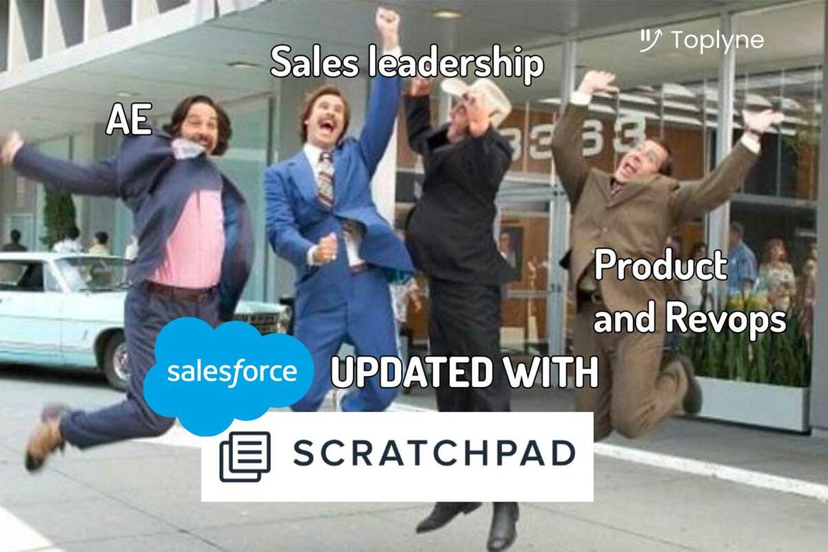 Doubling sales productivity with Scratchpad