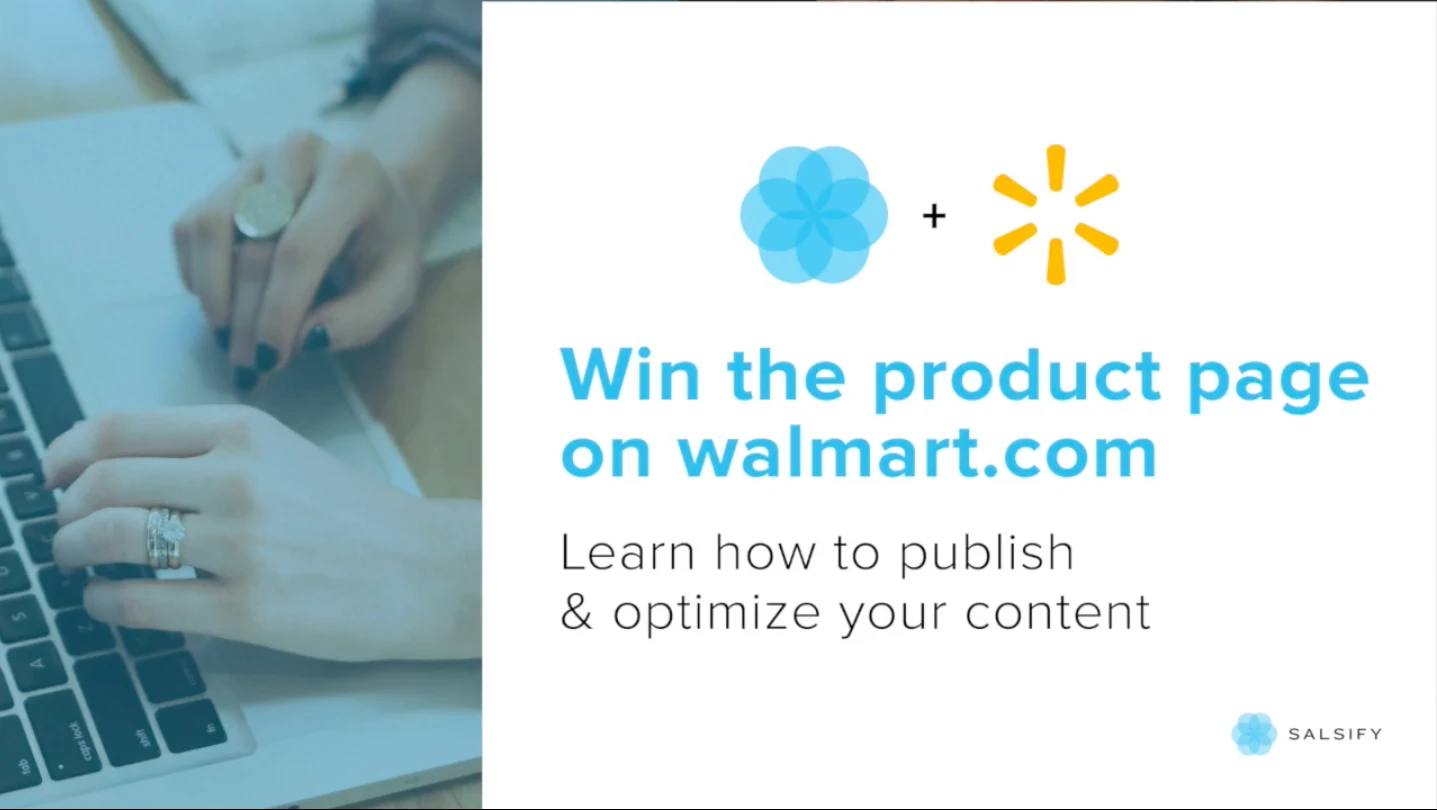 Upcoming Webinar - Take Control of your Walmart Product Experience