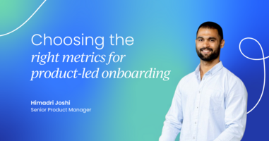 Choosing the right metrics for product-led onboarding