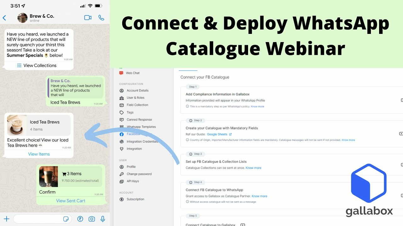 Connect & Deploy WhatsApp Catalogue Webinar (23.04.22)