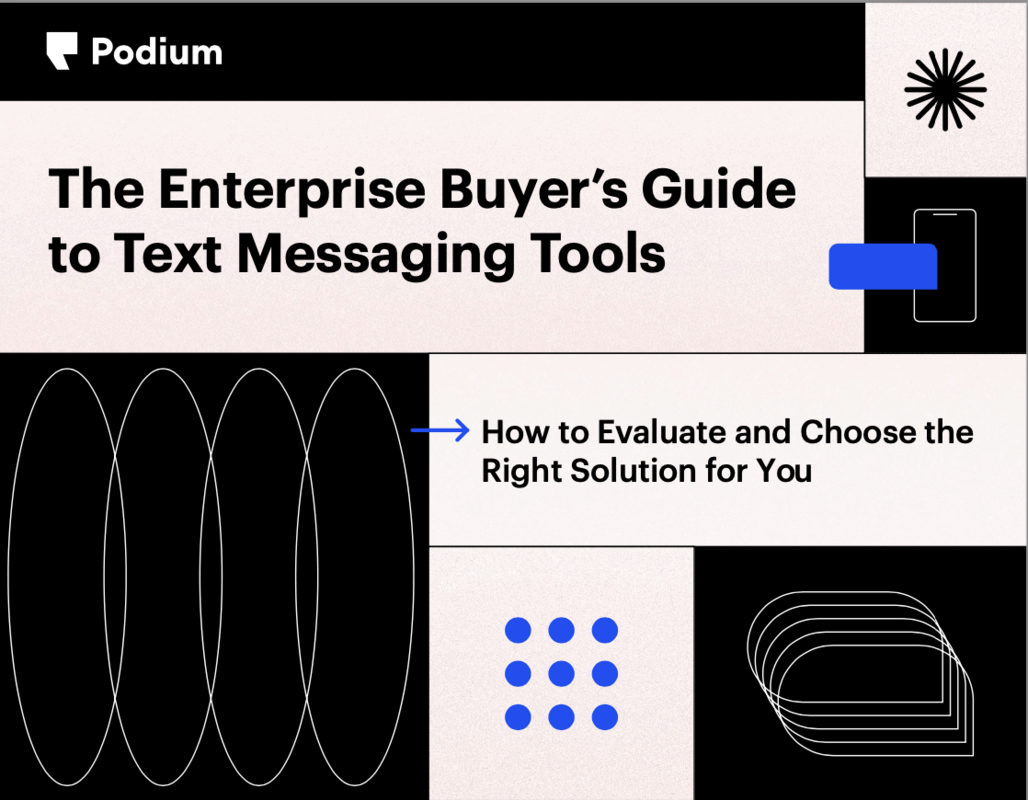 The Enterprise Buyer's Guide to Text Messaging Tools