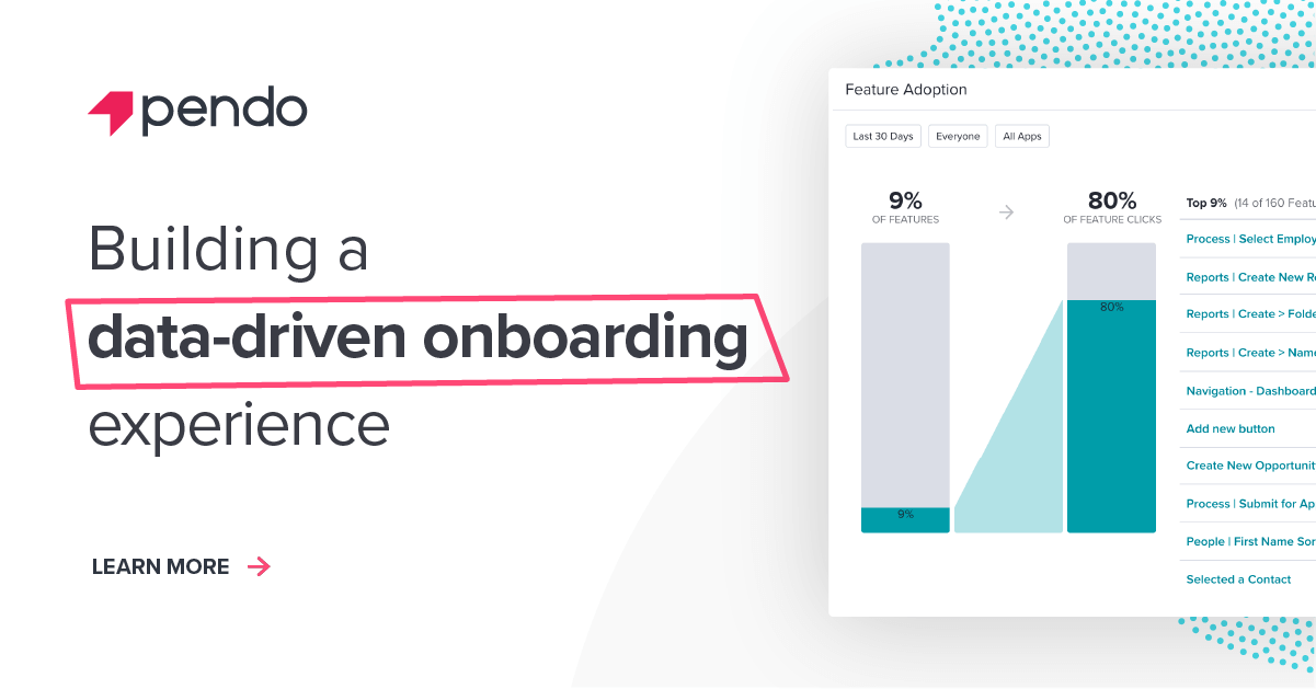 Using Product Data to Inform Your Onboarding Strategy | Pendo.io