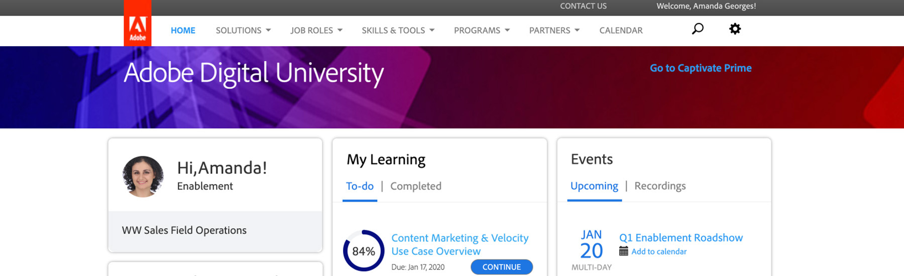 Adobe trains authors in 25% less time with Captivate Prime