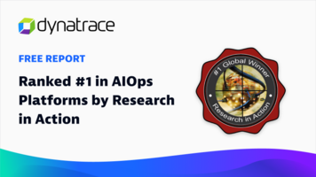 Research in Action names Dynatrace the overall AIOps leader in 2022 Vendor Selection Matrix™