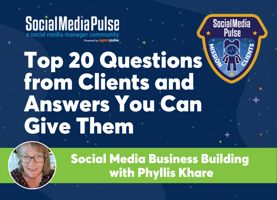 Top 20 Questions from Clients and Answers You can Give Them (Swipe this!)