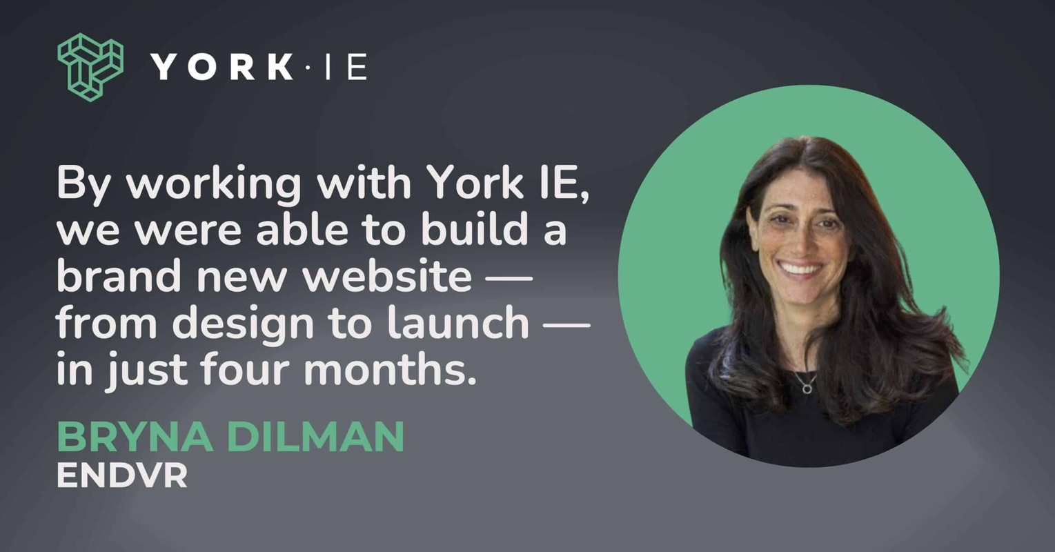 ENDVR BUILDS A CUSTOMER-CENTRIC WEBSITE WITH YORK IE