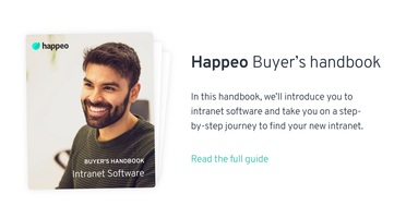 A buyer's handbook to choosing the right intranet software