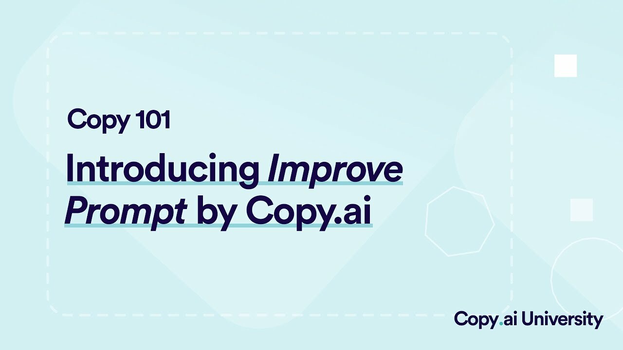 Stop Manually Writing Long AI Prompts with Copy.ai Chat