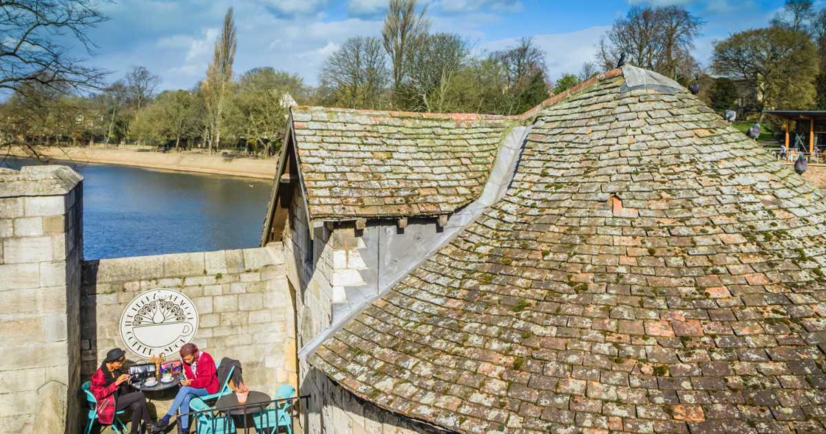 Selling Coffee in a (Potentially Haunted) Tower Built in the 1300s