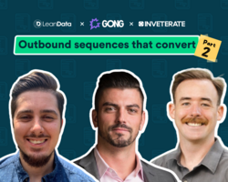 Experts share even more tips, tricks & best practices on outbound sequences