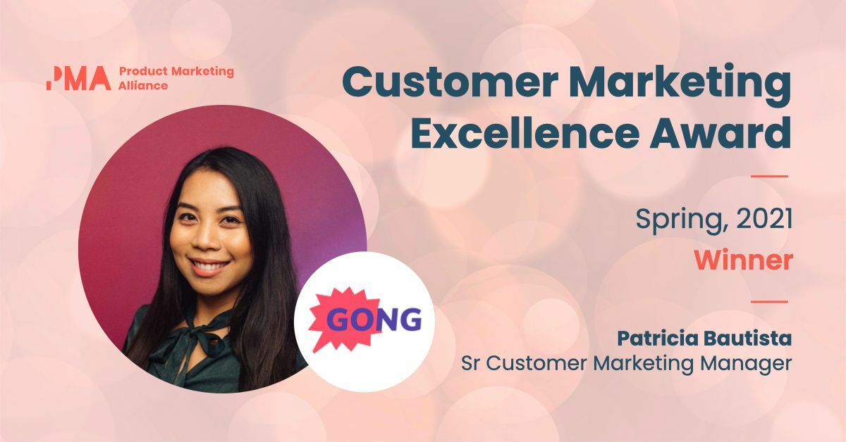 Customer Marketing Excellence Award - 2021 winner