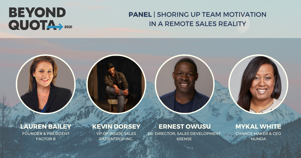Shoring Up Team Motivation in a Remote Sales Reality [VIDEO]