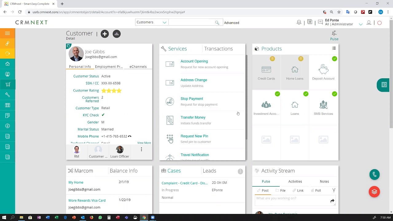 Servicing Interactions
