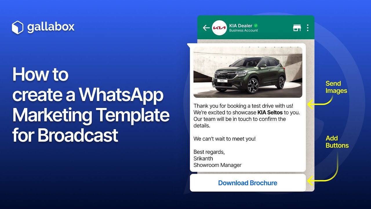 How to Create a Marketing WhatsApp Template for Broadcast.