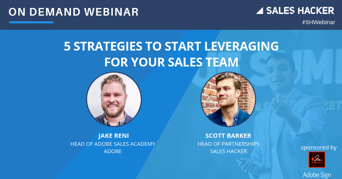 5 Strategies to Start Leveraging For Your Sales Team