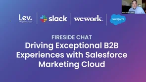 Fireside Chat: Driving Exceptional B2B Experiences with Salesforce Marketing Cloud