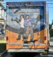 Funny Radiant Plumbing Van - Swipe File