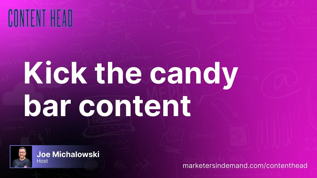 Kick the candy bar content