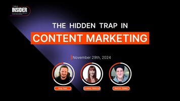 Why Do Content Marketers Get Stuck in the New Content Trap | Goldcast Insider