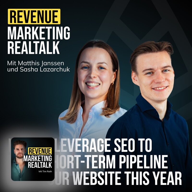 #49 How to leverage SEO to drive short-term pipeline with your website this year (with Sasha Lazarchuk)