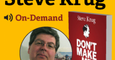 Insider Interview: Steve Krug (Part 1)