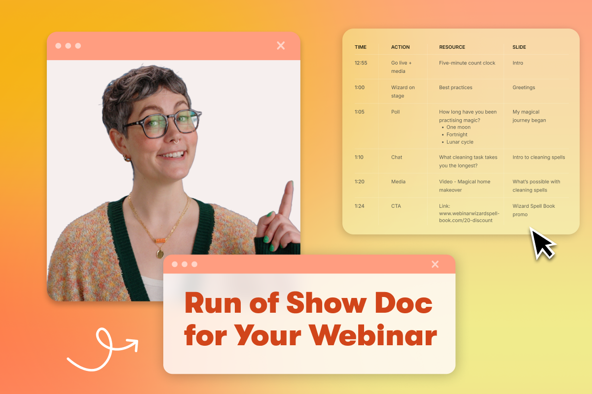 Why You Need a Run of Show for Your Webinar