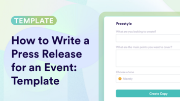 Press Release For An Event Templates: How To Write & Examples