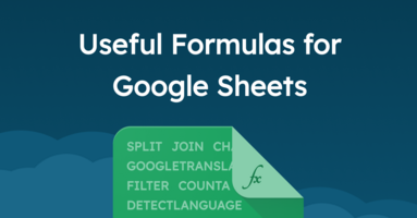 A list of 9 basic but useful Google Sheets formulas