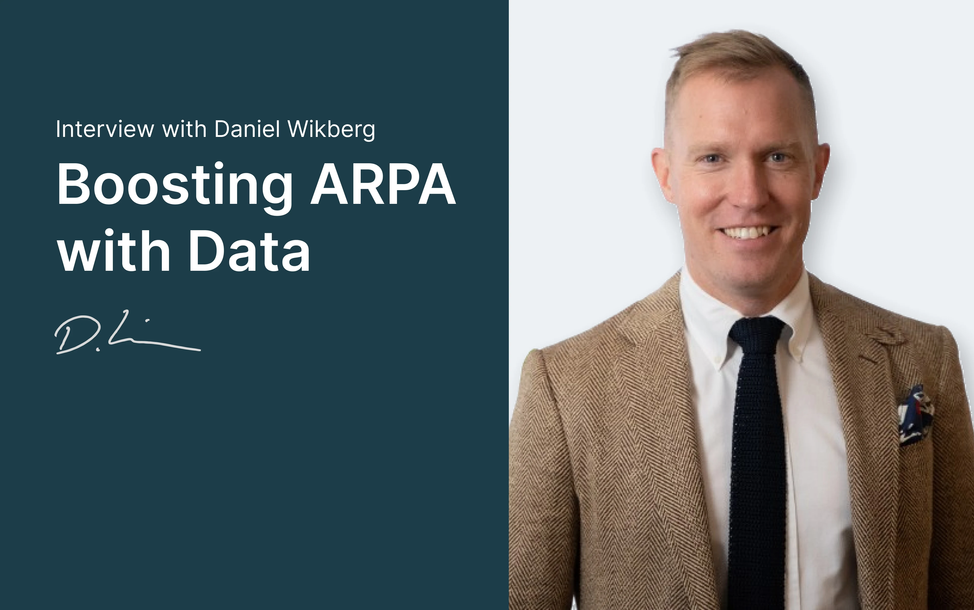 Boosting ARPA with Data: Interview with Daniel Wikberg, Founder & CEO of Upsales
