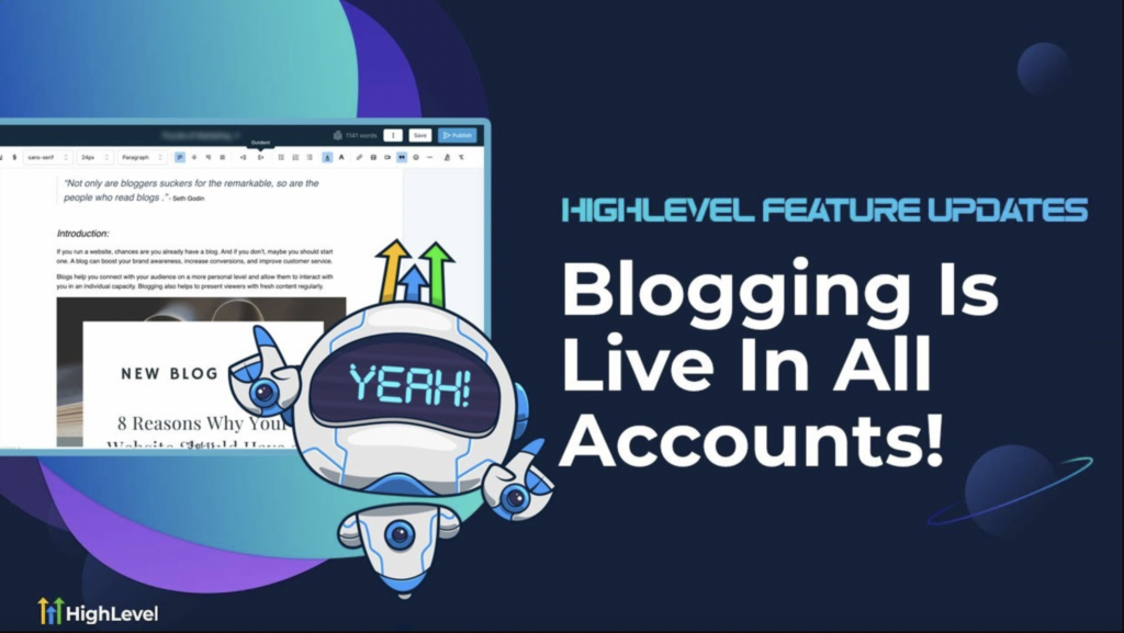 Blogging Is LIVE!