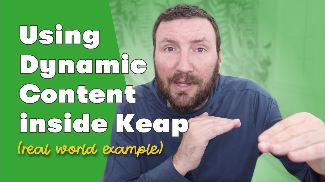 Real World Dynamic Content Example [inside Keap]