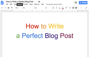 How to Write a Perfect Blog Post: 8 Formatting Tips to Craft a Great Post