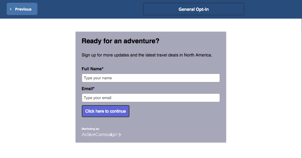 How to Build Multi-Step Forms in ActiveCampaign