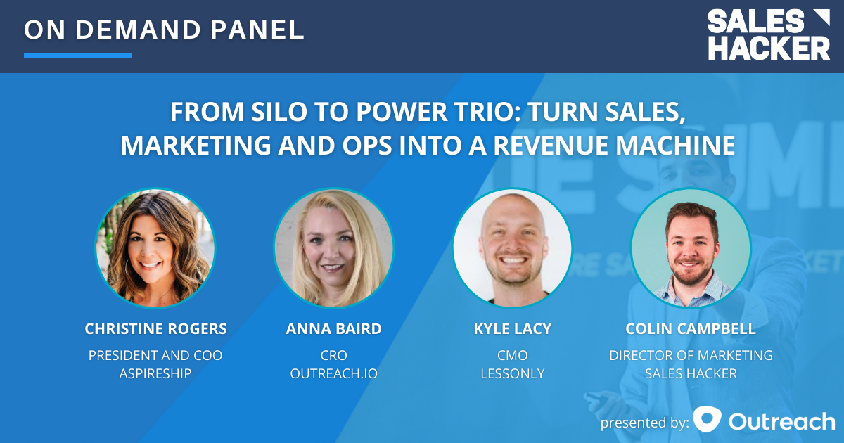 From Silo to Power Trio: Turn Sales, Marketing and Ops Into a Revenue Machine