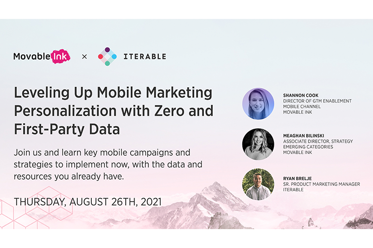 Leveling Up Mobile Marketing Personalization with Zero and First-Party Data