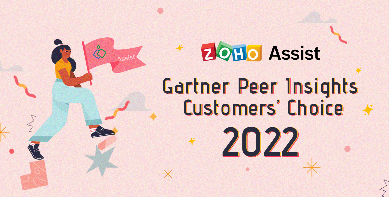 Announcing our latest achievement: Gartner Peer Insights recognizes Zoho Assist with 2022 Customers' Choice distinction