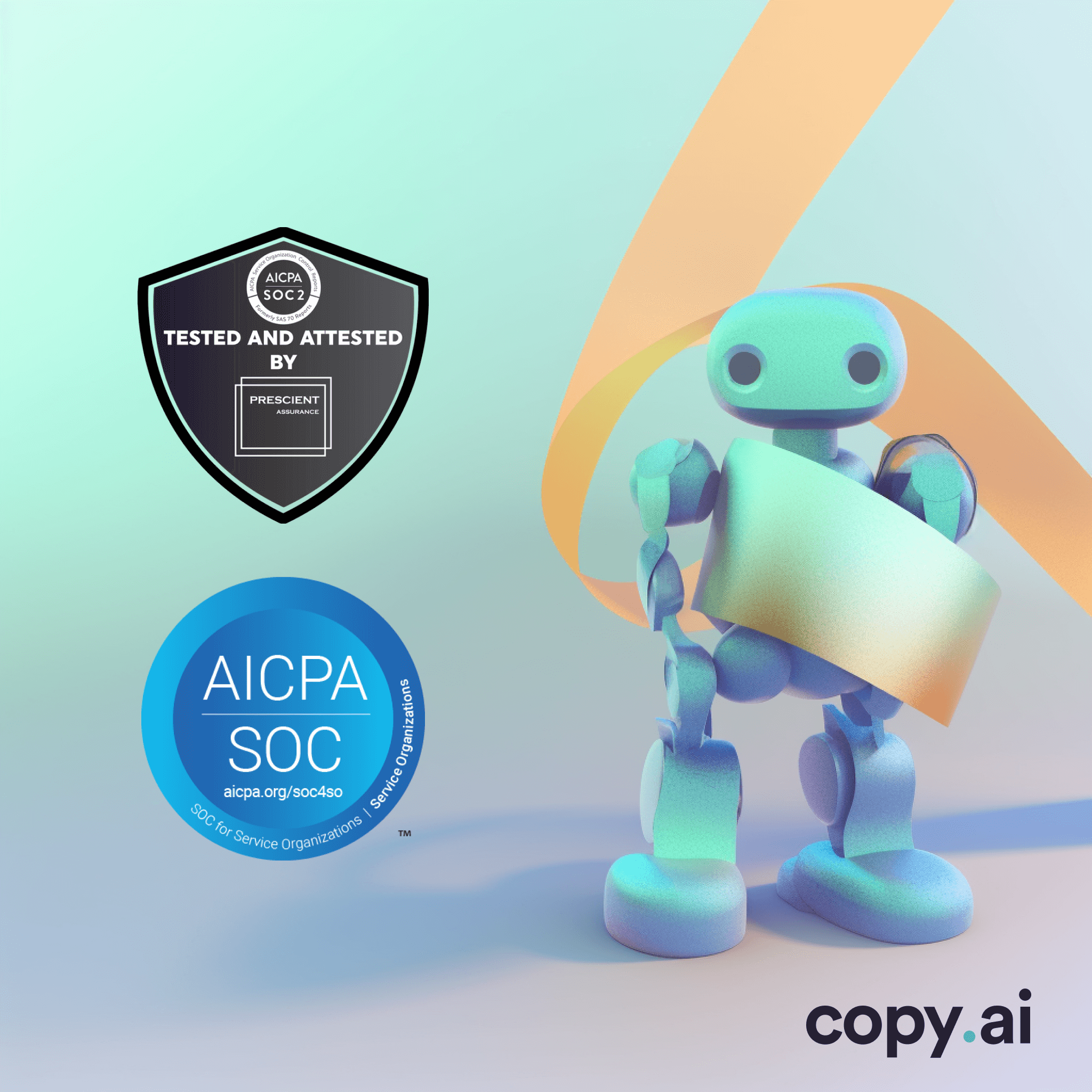 Copy.ai is Now SOC 2 Type II Compliant