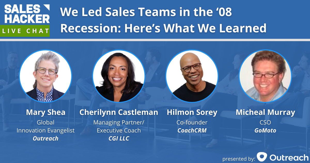 We Led Sales Teams in the '08 Recession: Here's What We Learned