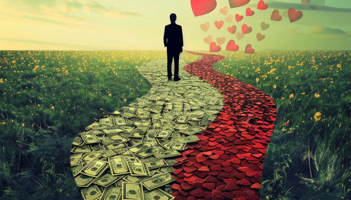 Advice: "I'm looking for my first sales role after college. Should I pick a job with the best upside potential or something I'm passionate about?"