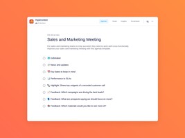 Sales and marketing meeting template (8 topics and ideas) 
