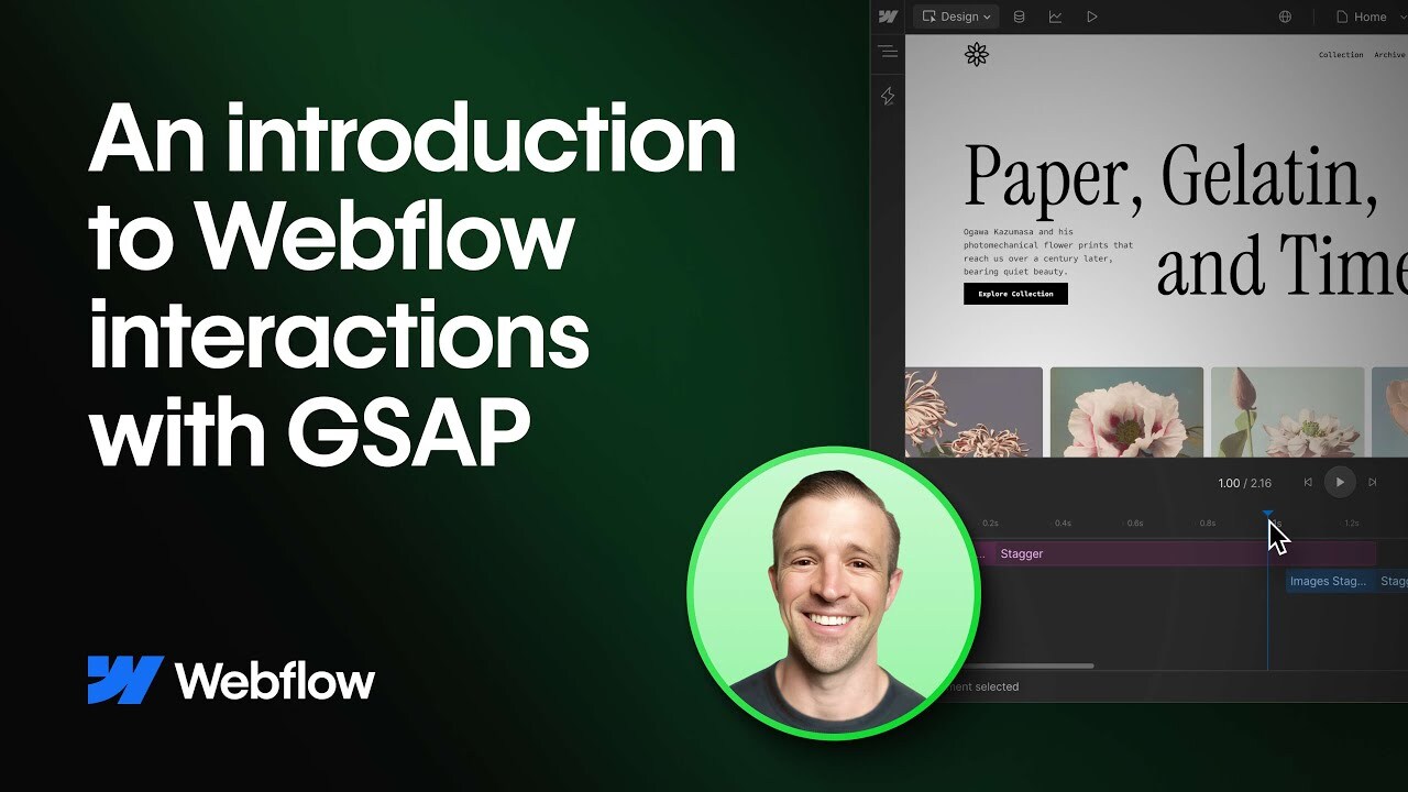 Build Smarter, Smoother Animations - A Webflow Interactions Intro