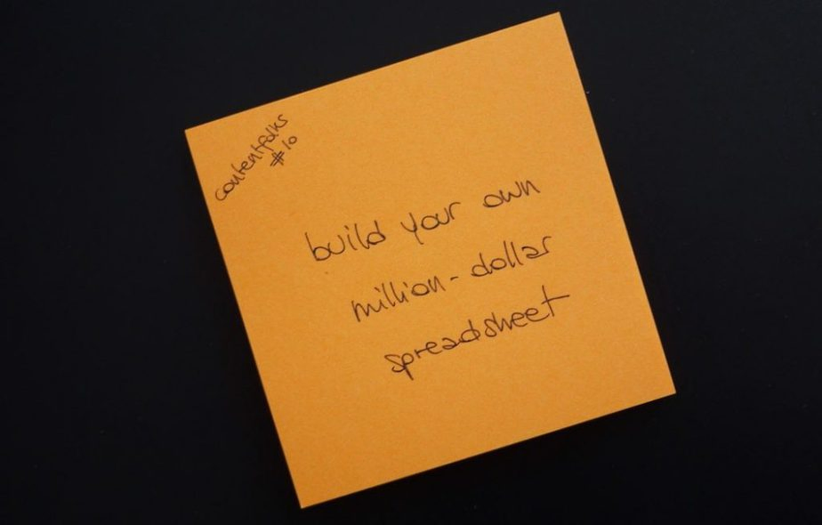 Using spreadsheet as a content format to grow traffic + revenue