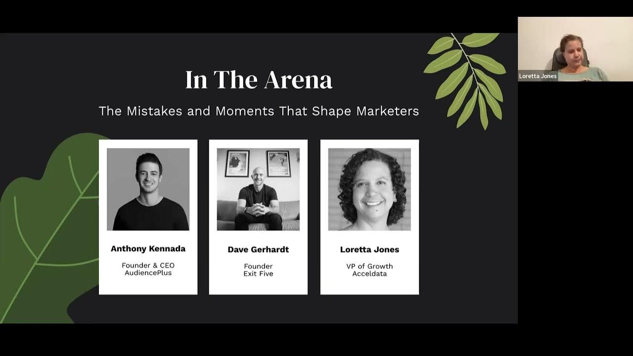 In The Arena: Mistakes and Moments That Shape Marketers