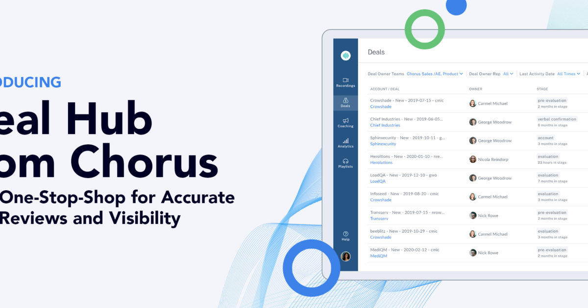 Introducing Deal Hub from Chorus