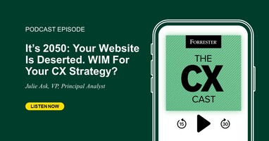 316: It's 2050: Your Website Is Deserted. How Will Your CX Strategy Adapt?